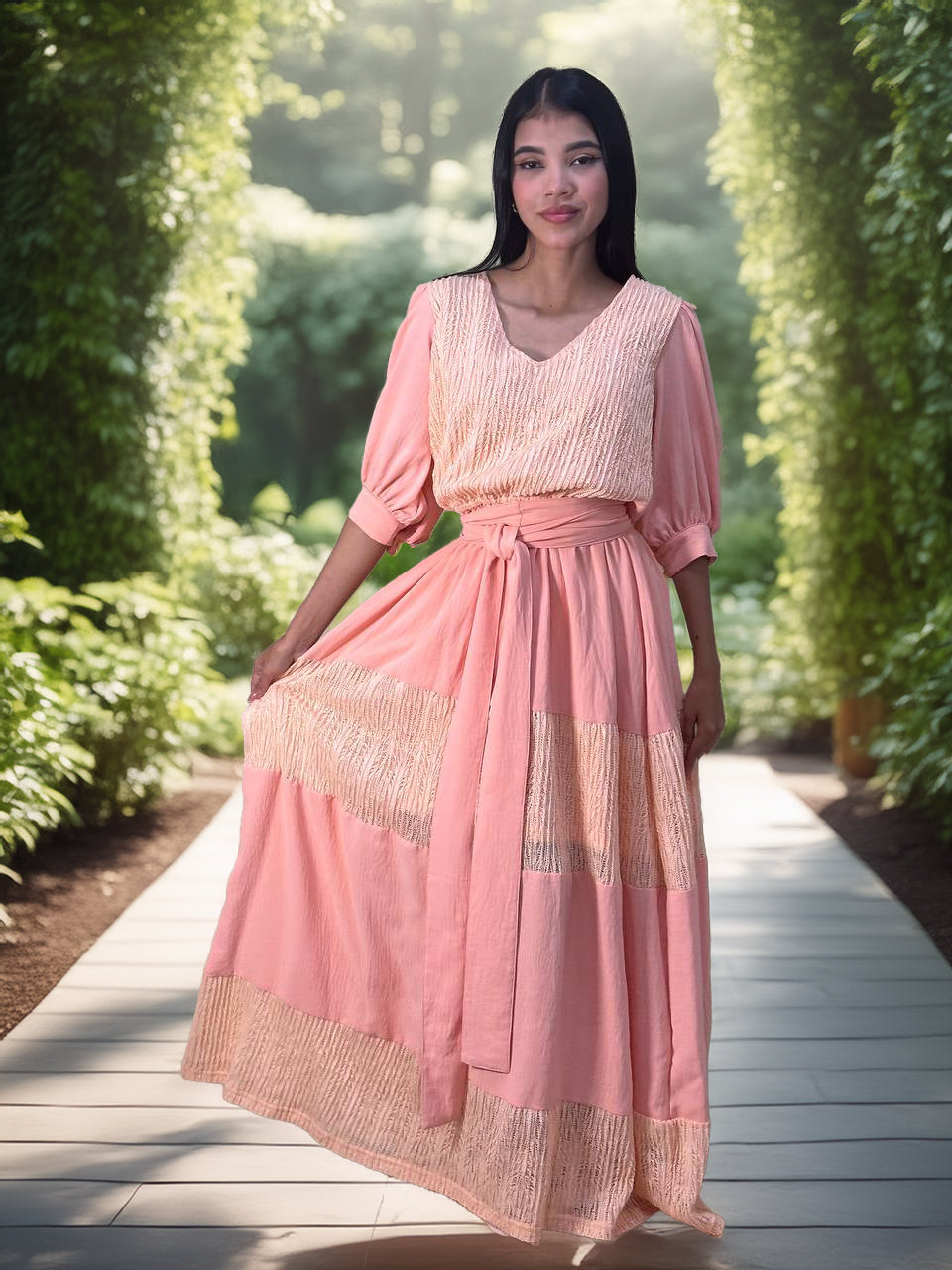 VESTIDO AURORA PEACH